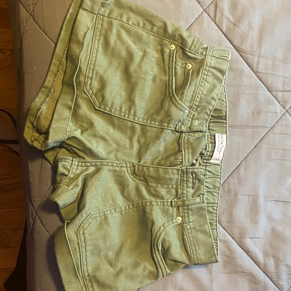 Madewell Pants - Madewell Olive Jean Shorts